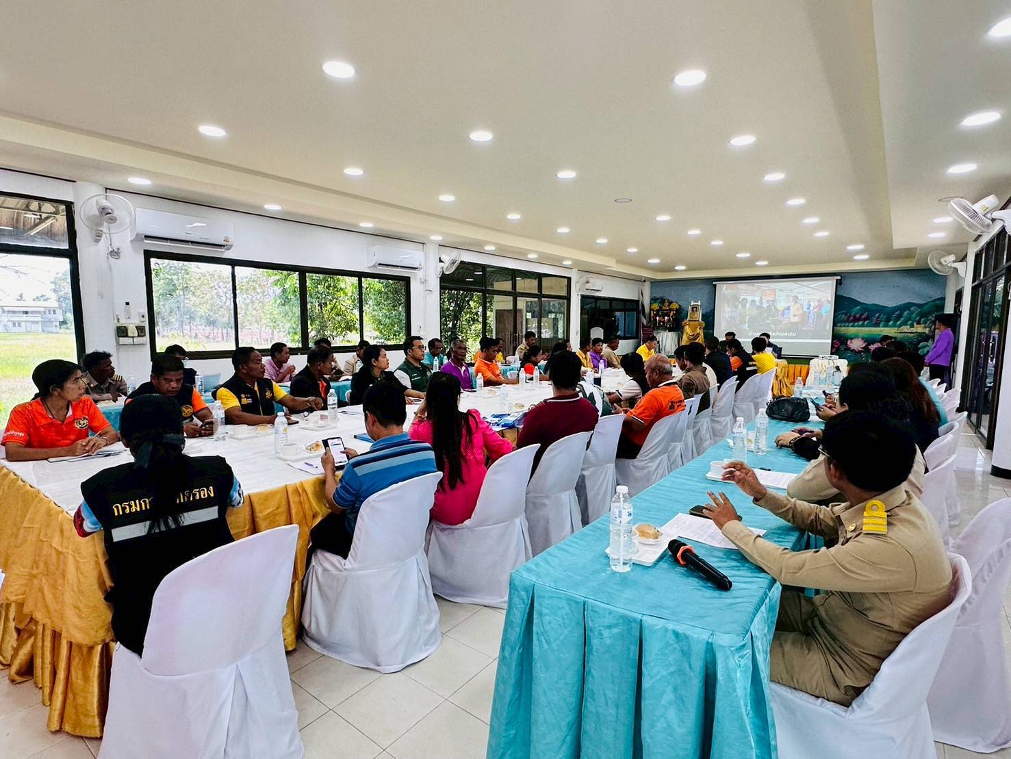 ประชุมประจำเดือนหัวหน้าส่วนราชการ คณะกรรมการบริหารงานอำเภอแบบบูรณาการ (ก.บ.อ.) ครั้งที่ 5/2568 สัญจรครั้งที่ 4